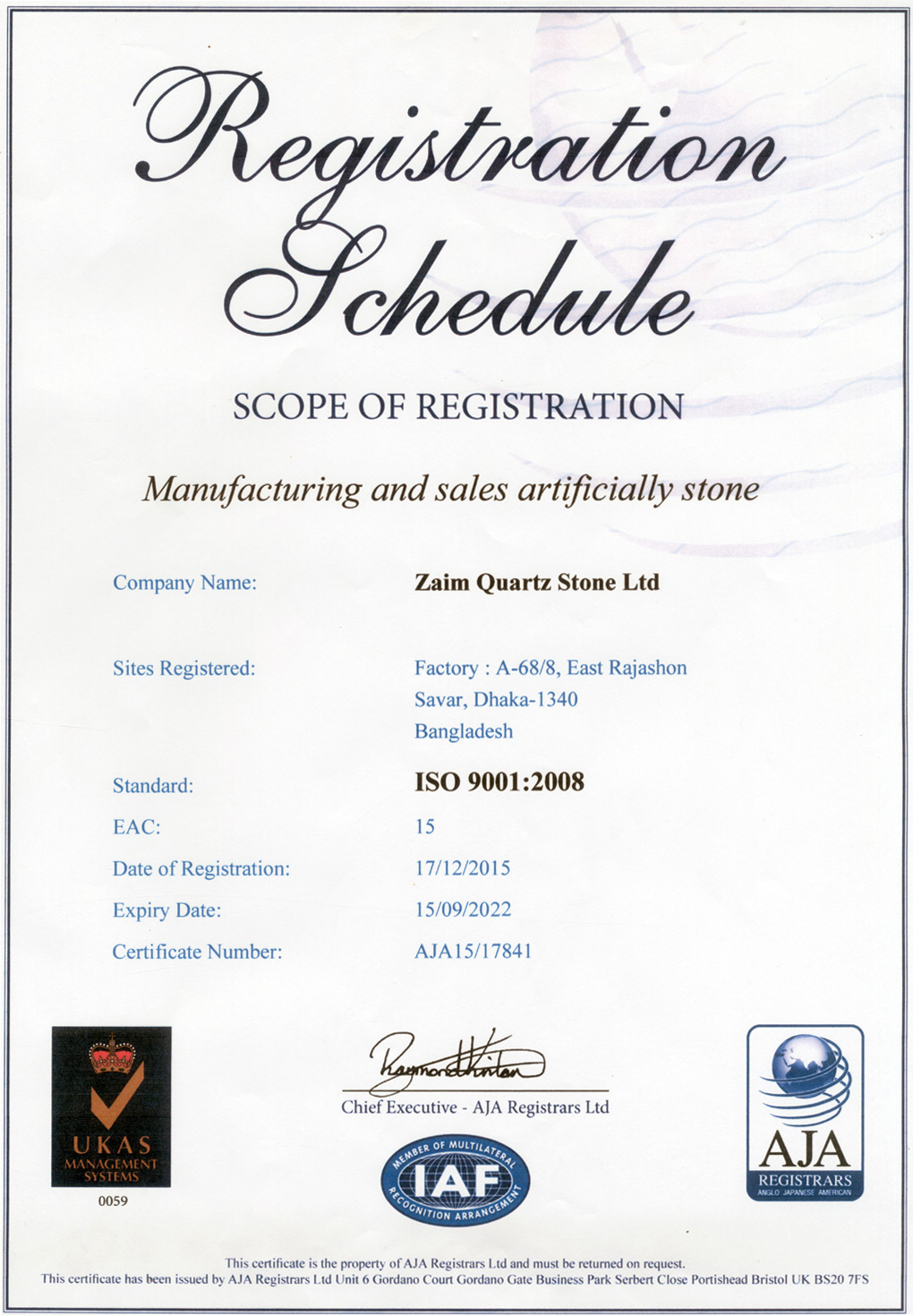 ISO 9001:2008